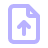 Icon of uploading document